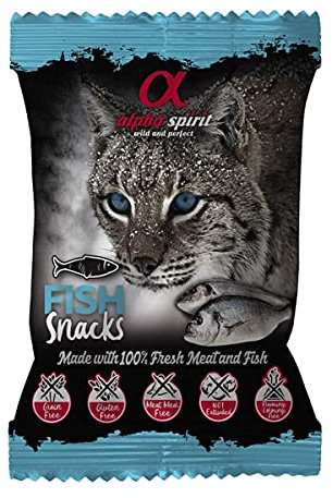 Alpha Spirit Snack de Pescado para Gatos 50gr (24uds)
