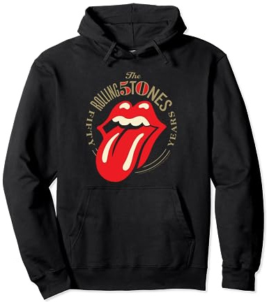 Rolling Stones Offizielles 50th Logo Pullover Hoodie