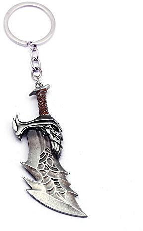 FEIDIAO G O W 4 Spiel Schlüsselanhänger Schlüsselring Kui Ye Axe Hammermesser Modell Männer Cosplay Auto Schlüssel Chian (A)