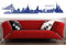 Skyline Stralsund Wandaufkleber 190 x 28cm koenigsblau