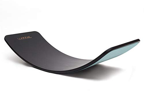 Wobbel Board XL - Limited Edition Black Wash, Filz himmelblau