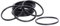 50 Pcs O-ring 18 mm x 22 mm x 2 mm | Nitrilkautschuk - NBR Dichtung Gummidichtung Oring 18x2-90 ShA