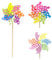 Giant Large Wooden Garden Windmill | 75cm Windmill Ornament Garden Decorations ~ One Supplied ~ Design Varies
