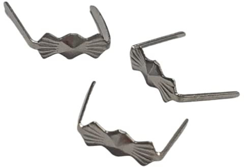 Clip (gancho de cristal) plata de 8 mm (por 100 piezas) para la fijación de cristales para lámparas (candelabro)