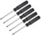sourcing map Mini Phillips Screwdriver, 5.0mm Cross Head with Black Handle for Small Appliances, 5 Pcs