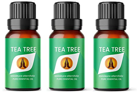 Aroma Energy | Tea Tree Essential Oil - 30ml (3 x 10ml Bottles) - 100% Pure & Natural