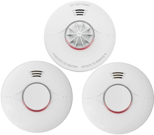 Interlinked Fire Alarms (1 Heat + 2 Smoke Alarms)