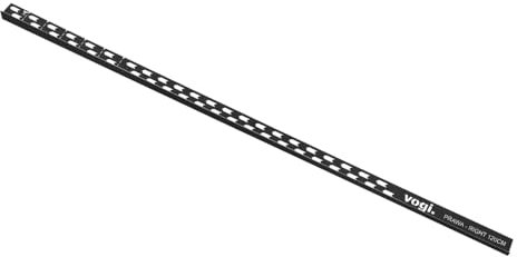 VOGI Gefälleprofil Gefällekeil RECHTS SCHWARZ 120cm Skandinavischer Edelstahl Dauerhaft Stark Einfache Regulierung Montage Säurebeständig AISI304 Hochwertig Design