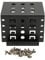 Joyzan Aluminum Alloy HDD Mounting Rack, Universal Secure Storage Hard Drive Holder for SATa IDE Space Saving Anti Vibration Tool Ventilated Design 2.5 Inch(Black)