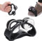 Norhogo Foot Tambourine Percussion Musical Instrument, Foot Tambourine with Stainless Steel Jingles Guitar Players, Musicians, Singers, Music Class, Bands and more - Black