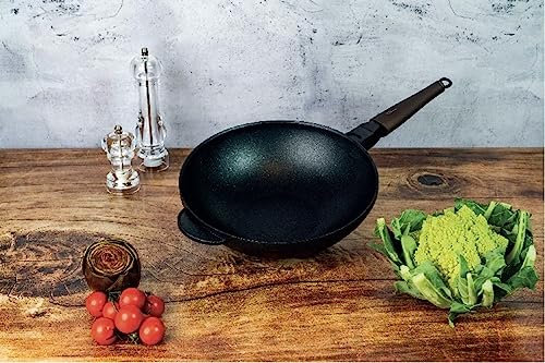 GAM Wok Original 32 cm Ind WORG32IND, como se Muestra en la Imagen, Come DA Foto