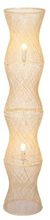 Lampe sur Pied Lampadaire Luminaire sur Pied Lampe de sol de la colonne de bambou Lampes de sol modernes Faisant à la main Lampe debout Lampe de plancher for salon Chambre à coucher Lampadaire sur Pie