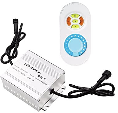 LAZIRO DC12V 288W Aluminium LED Dimmers Outdoor IP67 Waterproof LED Dimmer The Light Brightness Z101C