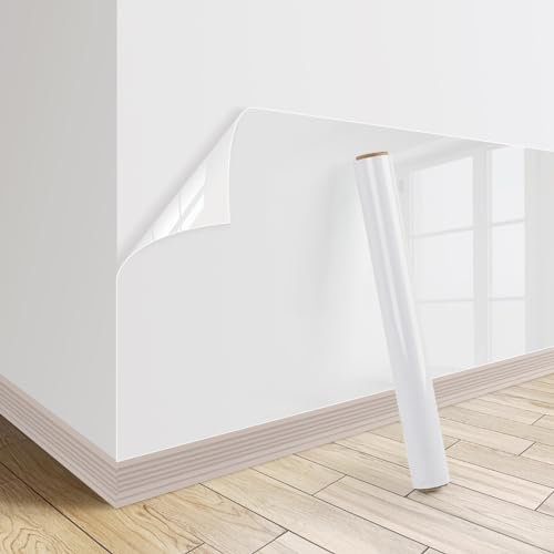VEYLIN Lámina adhesiva transparente para muebles, transparente y electrostática, protección eficaz para paredes, mesas de comedor, muebles, cocinas y oficinas (30 x 200 cm)