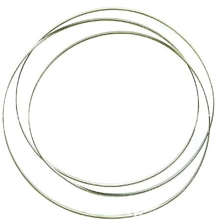 BomDog Bandsaw Blades,37-59 X 1/8 inch Stainless Steel Bimetal Saw Blade Seamless Circular Diamond Band Saw Blade for Cutting Graphite Glass Stone/Md3718