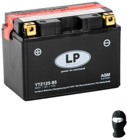 KOMPATIBEL MIT Honda VTR SP1 A VTR SP2 A RC51 1000 2006 Batterie BEREITS BEREIT ZU VERWENDEN LP YTZ12S-BS BATTERIEN 11AH 12V CCA 210 SPEZIFIKATION Motorrad-Roller DIY 150X88X110MM