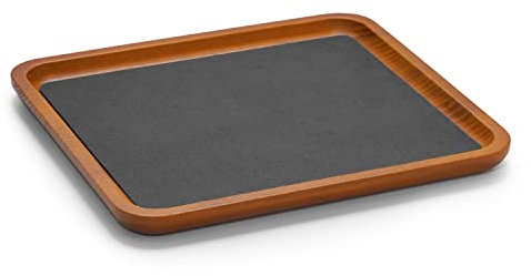 Oirlv Wooden Jewellery Organsier Tray Jewellery Display Tray for Necklace Ring Earring Bracelet Display and Organiser