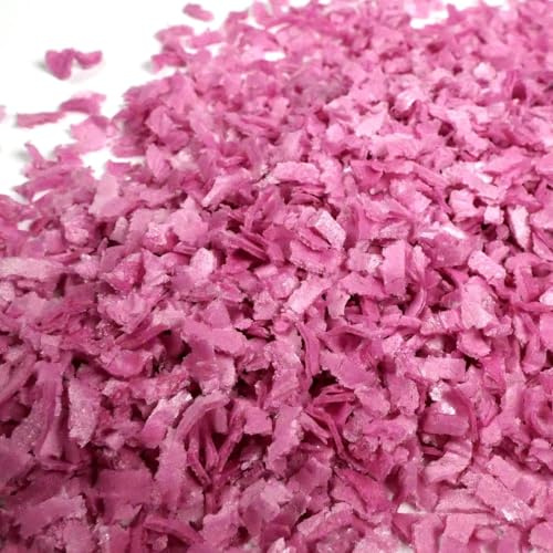 Streuselheld Schnippel Lila 10g Esspapier Flocken | Lila Streusel aus Esspapier-Schnipseln zum Verzieren Sprinkles für Gebäck wie Torten, Cupcakes und Muffins