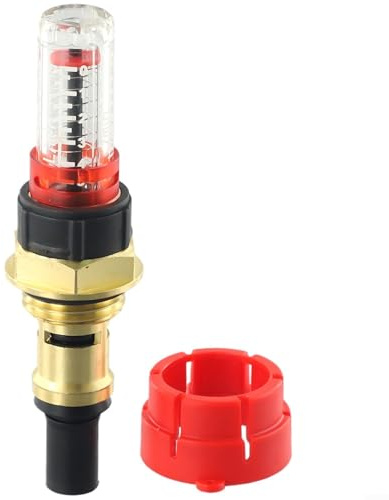 DN25 Underfloor Heating Manifold Flow Meter ABS Brass Material Flow Meter Replacement Regulator For Water Underfloor Heating Manifold 0-5l/min Flow rates(1PCS)