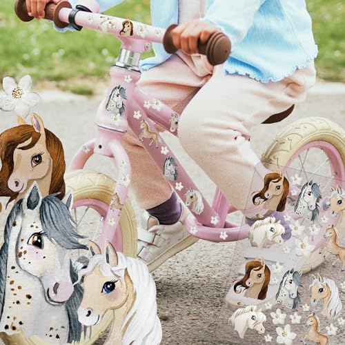 ilka parey Fahrradsticker Pferd Pferdchen horse - Rubons - Rub on DIY für dein Fahrrad - Erschaffen Sie ihr eigenes Pferdeuniversum bfst03