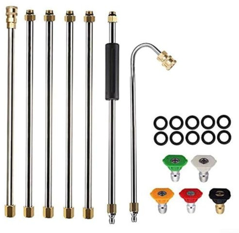 Optimale Ergebnisse Dachrinnen-Reinigungslanze Hochdruckreiniger Sprühstab Schnellanschluss