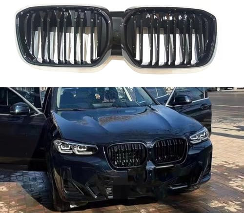 Spulhc Autofront-/Kühlergrills für BMW IX3 2022-2023, Racing Guard Grill, ABS/Grillabdeckungsdekoration