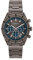 Breil Uhr Herren B 12 H Ziffernblatt BLAU Bewegung Chrono Quartz e Bracelet Stahl Silber TW2073