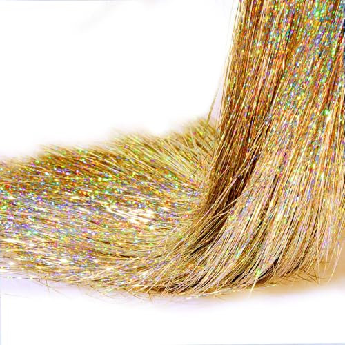 EYNDYN Strands Weihnachts-Lametta-Eiszapfen (Gold)