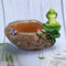 Mini Flowerpot Animal Decoration - Cute Cat/Yoga/Catching Type Succulent Plant Pot Ornament for Home, Office, Garden (#2)