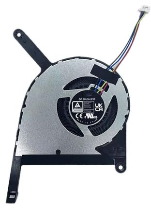 RTDPART Ventilador de CPU para computadora portátil para ASUS TUF Gaming 13NR09F0T01111 13NR0CJ0T07011 DFSCK22D05883E-FP88 DQ5DC81F0T01011 DC12V