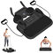 Pilates Reformer Board, 6-in-1 Multifunktionales Trainingsbrett Pilates-Gleitbrett mit Widerstandsbändern Kniematte LED Timer Handyhalter Bauchmuskeltrainer Pilates Reformer Set Heimübungen (Schwarz)