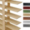 Listelli Da 5 Cm Tende Veneziana In Legno 30cm 45cm 60cm 75cm 90cm 100cm 105cm 120cm 135cm 150cm 160cm Persiane Oscuranti Privacy Oscuranti Isolamento Termico(Beige)