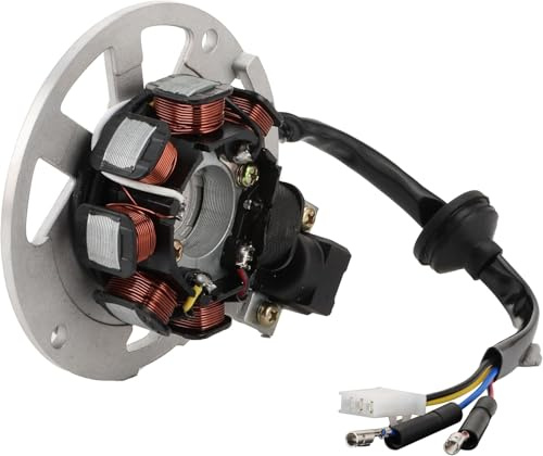 STATOOK Stator Lichtmaschine Kompatibel mit Aerox 50,Neos Jog R BWS Why, passend für MBK Nitro Booster Ovetto MachG Stunt, kompatibel mit Malaguti F10 Jet F12 Phantom F15 Firefox RS Ultima 2 Takt