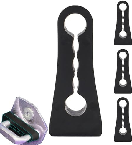 ORBHES 4PCS Türschloss-Pufferdämpfer,kompatibel mit Ford Ka Mk2,Autotürdämpfer,1-Black