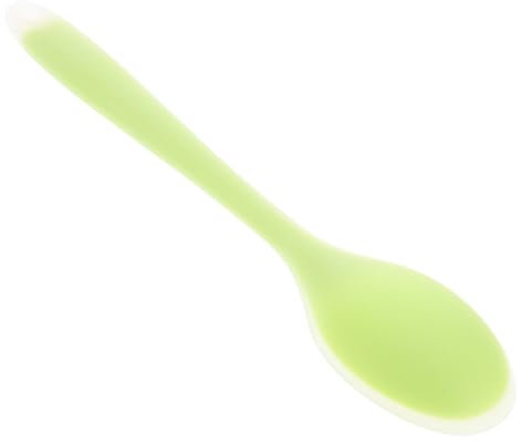 SUPVOX Cuchara De Silicona Suave Para Bebés Mini Cuchara Alimentaria Flexible Con Mango Para Sopas Y Papillas Utensilios Infantiles Multifuncionales