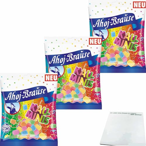 usy Bundle für Ahoj-Brause Kauminis 3er Pack (3x150g Packung) + usy Block