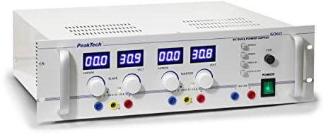 PeakTech 6060-2 CH Labornetzteil DC 0-30V 0-10A DC Labornetzgerät