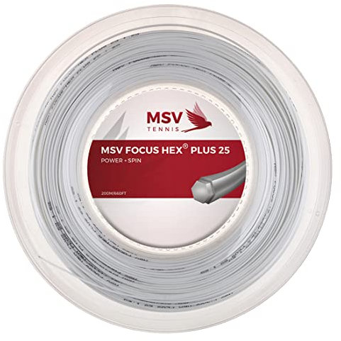 MSV Focus HEX Plus 25 Tennissaite 200m 1.25mm weiß