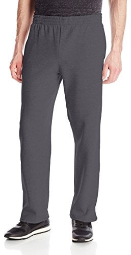 Fruit of the Loom Men's Sofspun Fleece Open Bottom Sweatpants