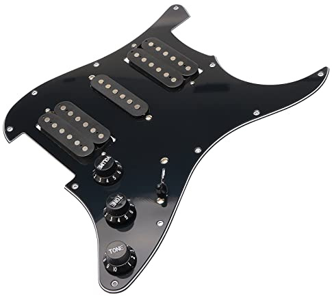 HSH Schlagbrett für Fender Strat Gitarre, Schwarz