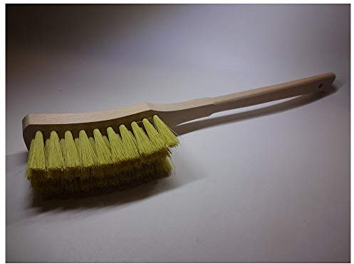 Holzbackofen-Welt Raclette à Pain avec Manche en Bois de hêtre 500 mm - Poils naturels résistants à la Chaleur