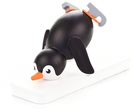Rudolphs Schatzkiste Miniatur Pinguin Eiskunstläufer Höhe ca 3,5 cm NEU Erzgebirge Weihnachtsfigur Holzfigur