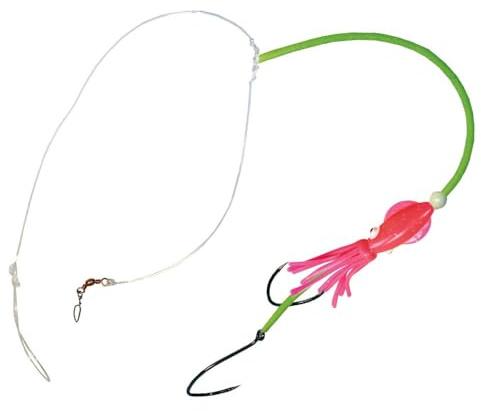 Dieter Eisele Lengvorfach 1,2mm 10/0 -10cm Squid, Farbe:Pink