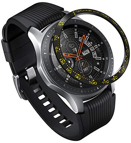 Ringke Bezel Styling Cover Compatibile con Samsung Galaxy Watch 46mm e Samsung Gear S3 Frontier, Custodia Acciaio Inossidabile - 46-04