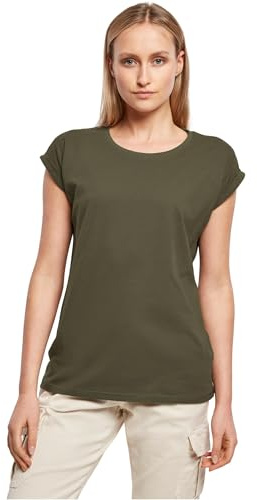 Build Your Brand Damen Ladies Extended Shoulder Tee