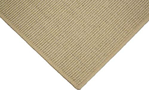 Teppich Janning Sisalteppich umkettelt Reis 100% Sisal gekettelt - Verschiedene Größen (70 x 140 cm)