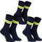 PACOTEX Heldensocken marineblau gelb-silber-gelb - Paar - für Helden des Alltags bei Feuerwehr Rettungsdienst und Hilfsorganisationen (3, 44-47)