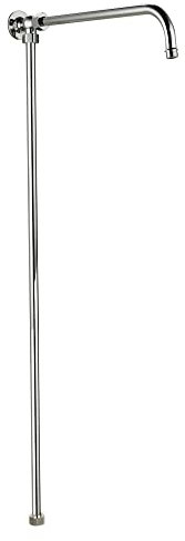 ENKI Colonne de douche rigide design arrondi laiton chrom�