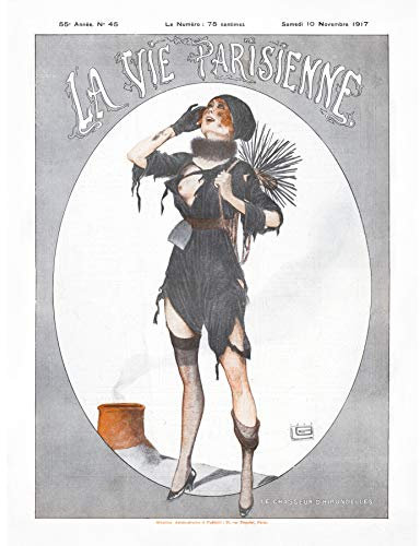 Artery8 La Vie Parisienne Chimney Sweep Pin Up Magazine Cover Large Wall Art Poster Print Thick Paper 18X24 Inch Cover der Zeitschrift Startseite Wand Poster drucken