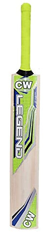 CW Legend Tennisballschläger, Vollgröße, beliebter Weidenschläger, volle Größe, Tennis-/Cricket-Schläger, Pappelweide, mit I-10-Ball